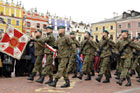 Manifestacja patriotyczna na Rynku Wielkim