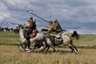 Obchody 88. rocznicy bitwy pod Komarowem z udziaem formacji kawalerii ochotniczej. Wolica niatycka 31 sierpnia 2008